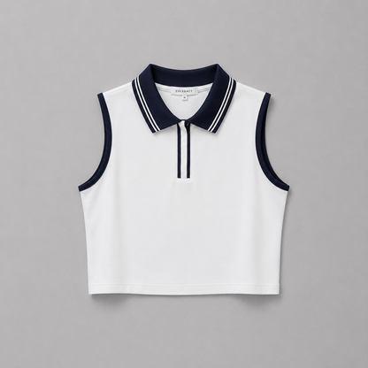 COLEGACY Women Sporty Crop Top & Skirt Set
