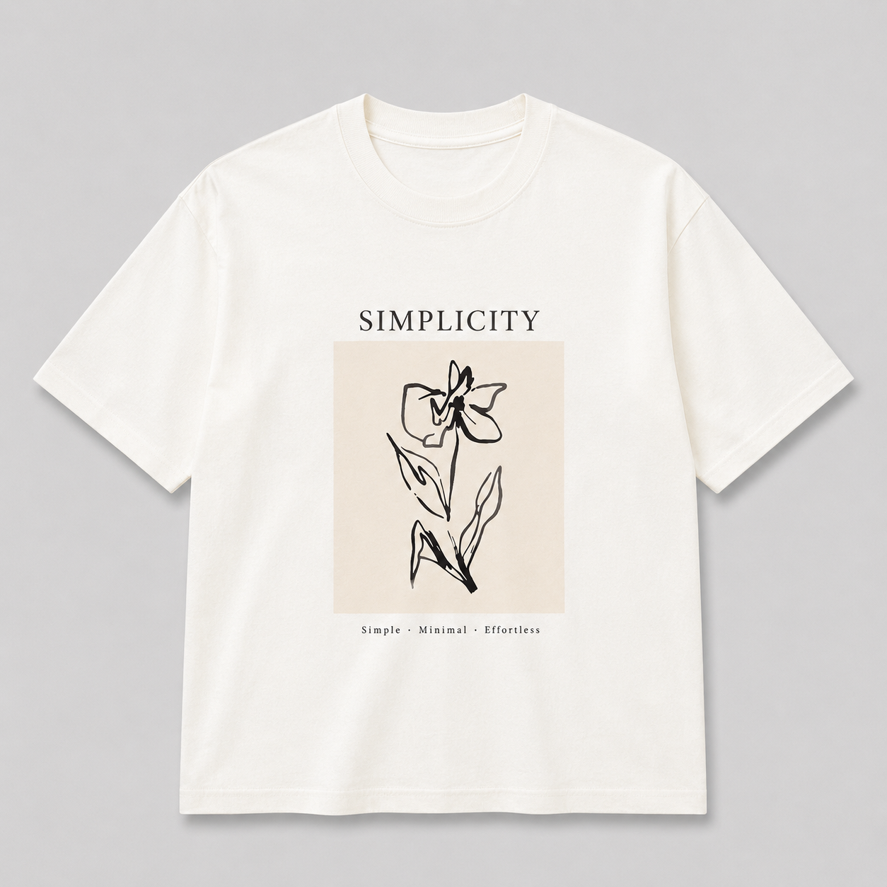 COLEGACY Men Simplicity Graphic T-Shirt