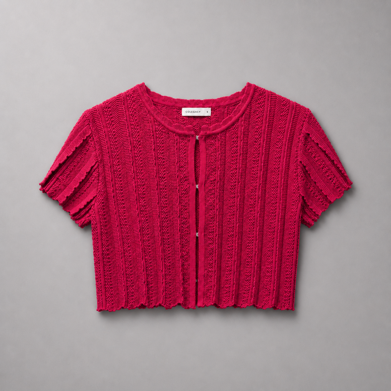 COLEGACY Women Knit Crop Top