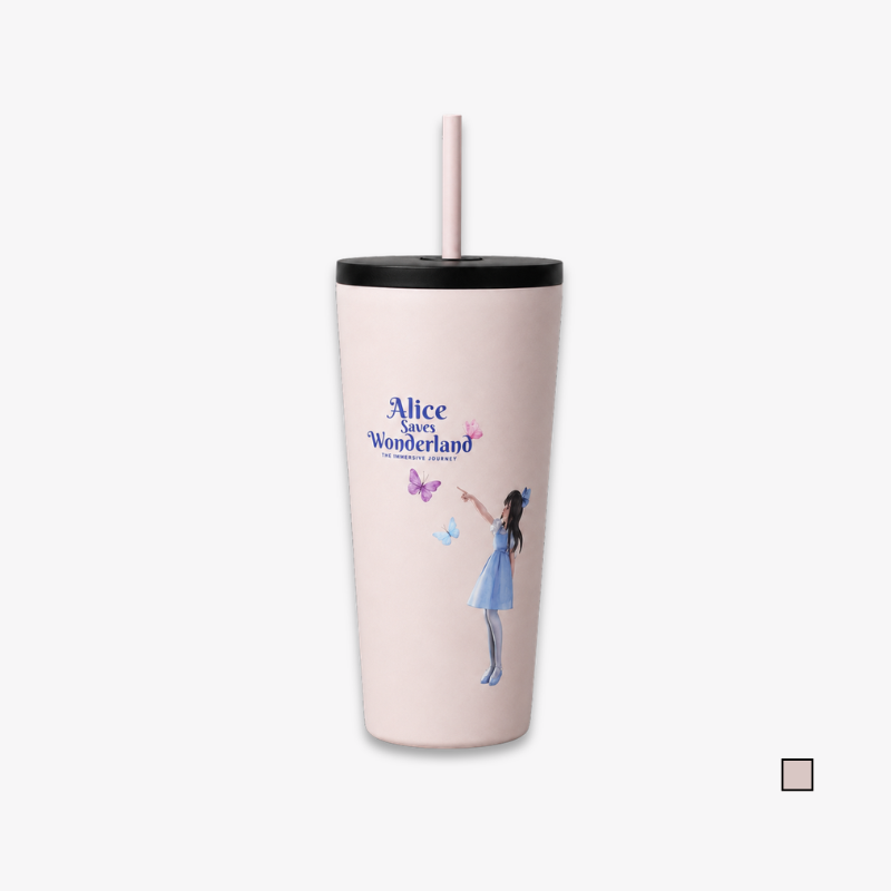 COLEGACY Alice Saves Wonderland Straw Cup