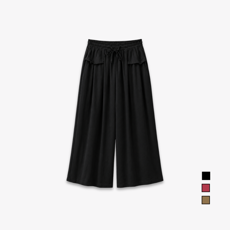 PISCO Women Ruffle Waist Palazzo Pants
