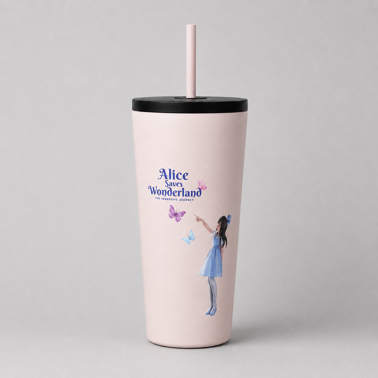 COLEGACY Alice Saves Wonderland Straw Cup