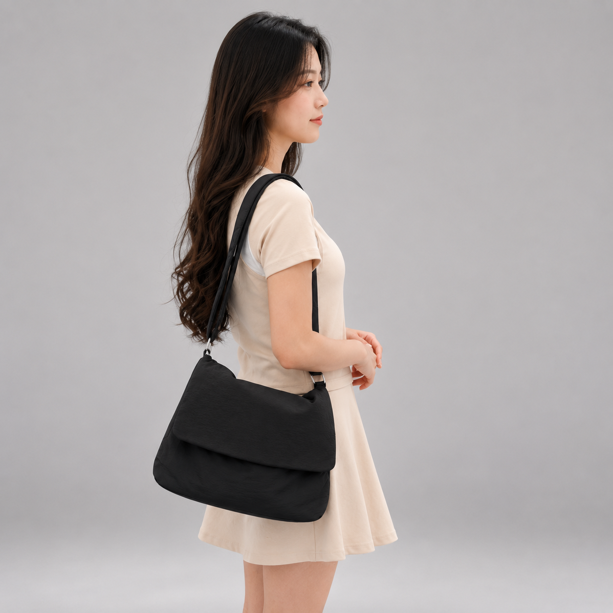 COLEGACY Cloud Soft Padded Nylon Sling Bag